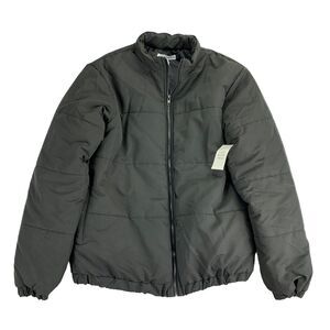 And Now This Mens Quilted Puffer Jacket Black S